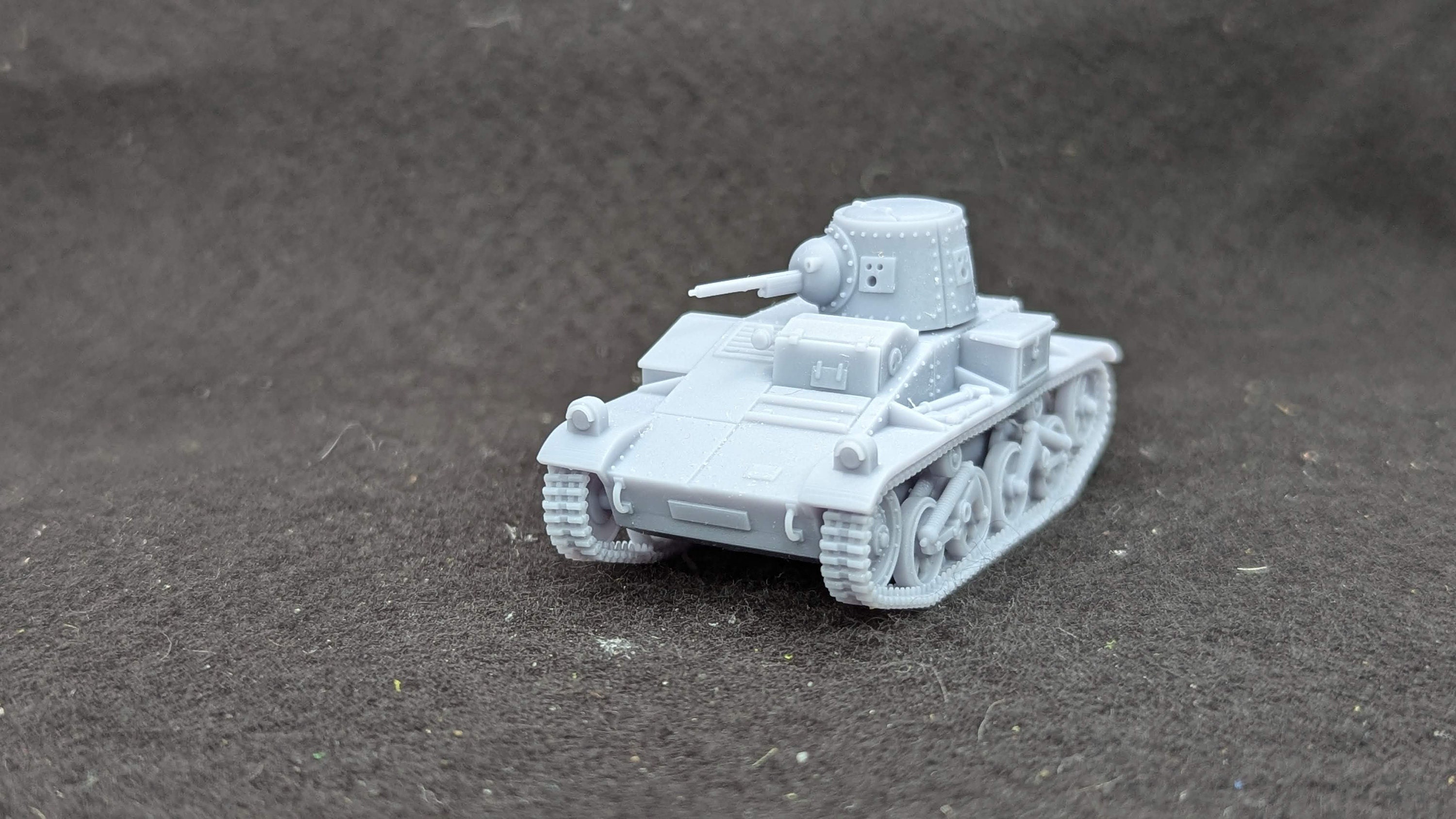 WWII Vickers Light Tank T-15 Belgium WW2 Interwar Various Scales Historical Wargaming