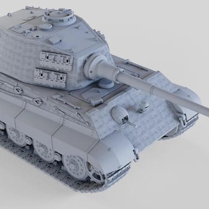Tiger II alemão da Segunda Guerra Mundial, King Tiger "Königstiger", várias escalas, jogos de guerra históricos