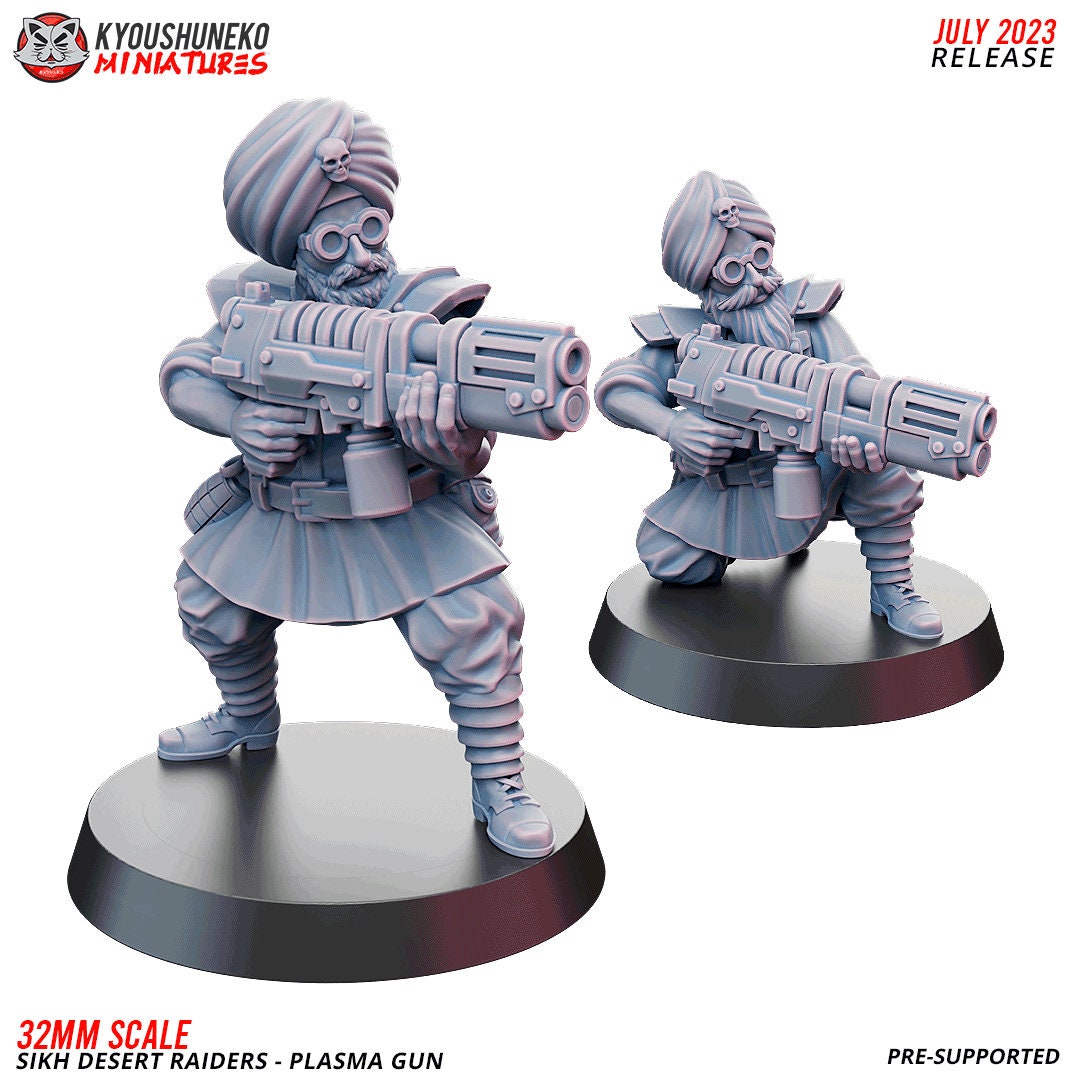 Sikh Desert Raiders Guard Plasma Gun (2 Models) Various Scales SF ...