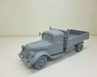 1/87 HO 2008 Isuzu Crewcab Pickup Gedruckt in Klarharz 