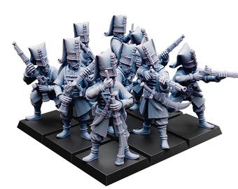 Ottoman Empire Janissary Arquebus Unit (10 models) Various Scales Historical Wargaming