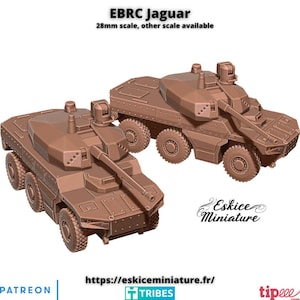 Modern Warfare French EBRC Jaguar AFV Various Scales Historical Wargaming (US tariffs are pre-paid by us)