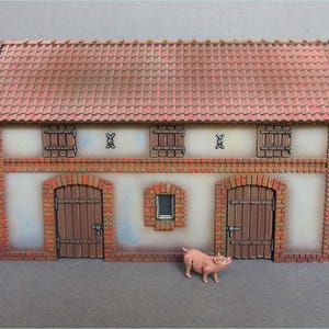 Krigsspelsterräng By Boskapsbyggnad Olika skalor Historiska krigsspel (amerikanska tullar är förbetalda av oss)