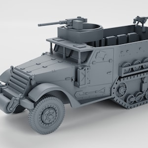 WWII US M5 Halftrack Various Scales Historical Wargaming