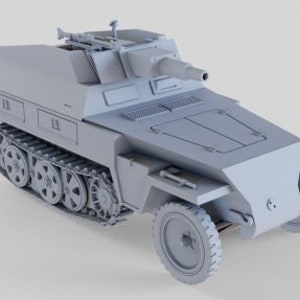 WWII German Sd.Kfz 250/8 Neu ‘Stummel’ Various Scales Historical Wargaming (US tariffs are pre-paid by us)