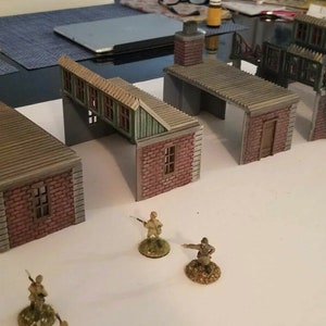 Wargaming Terrain Urban Interlocking Factory Various Scales Historical Wargaming (US tariffs are pre-paid by us)