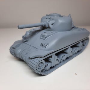 WWII US M4A1 Sherman Tank Various Scales Historical Wargaming (US tariffs are pre-paid by us)