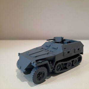 WWII German Sd. Kfz 250 Halftrack Various Scales Historical Wargaming