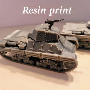WWII Italian P26/40 Tank Various Scales Historical Wargaming
