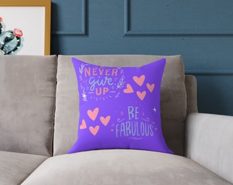 Quote  Canvas Pillow