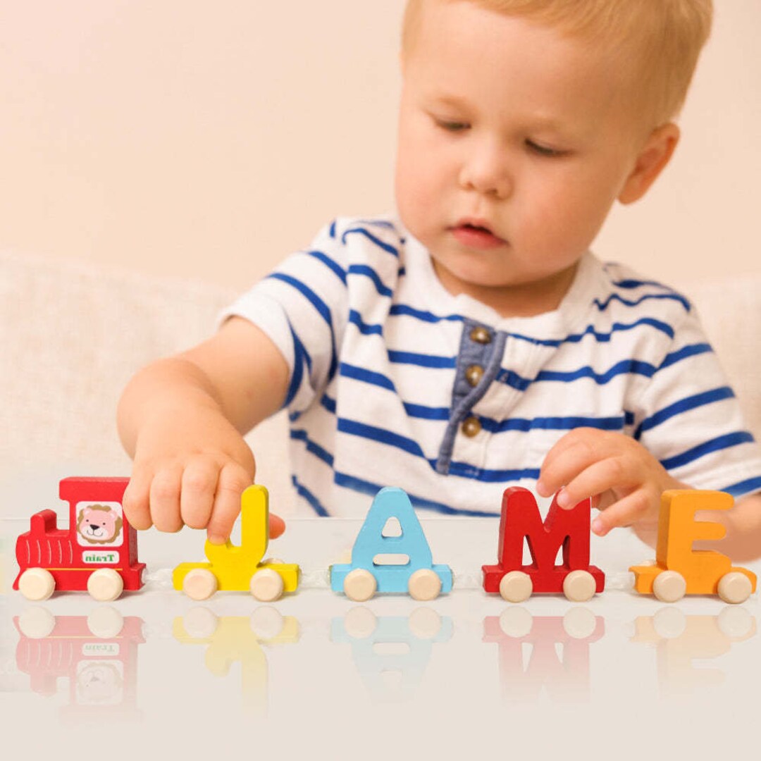 Christening Gift Christmas Gift Name Train Toddler Kids Bedroom Nursery christening-gift-christmas-gift-name-train-toddler-kids-bedroom-nursery