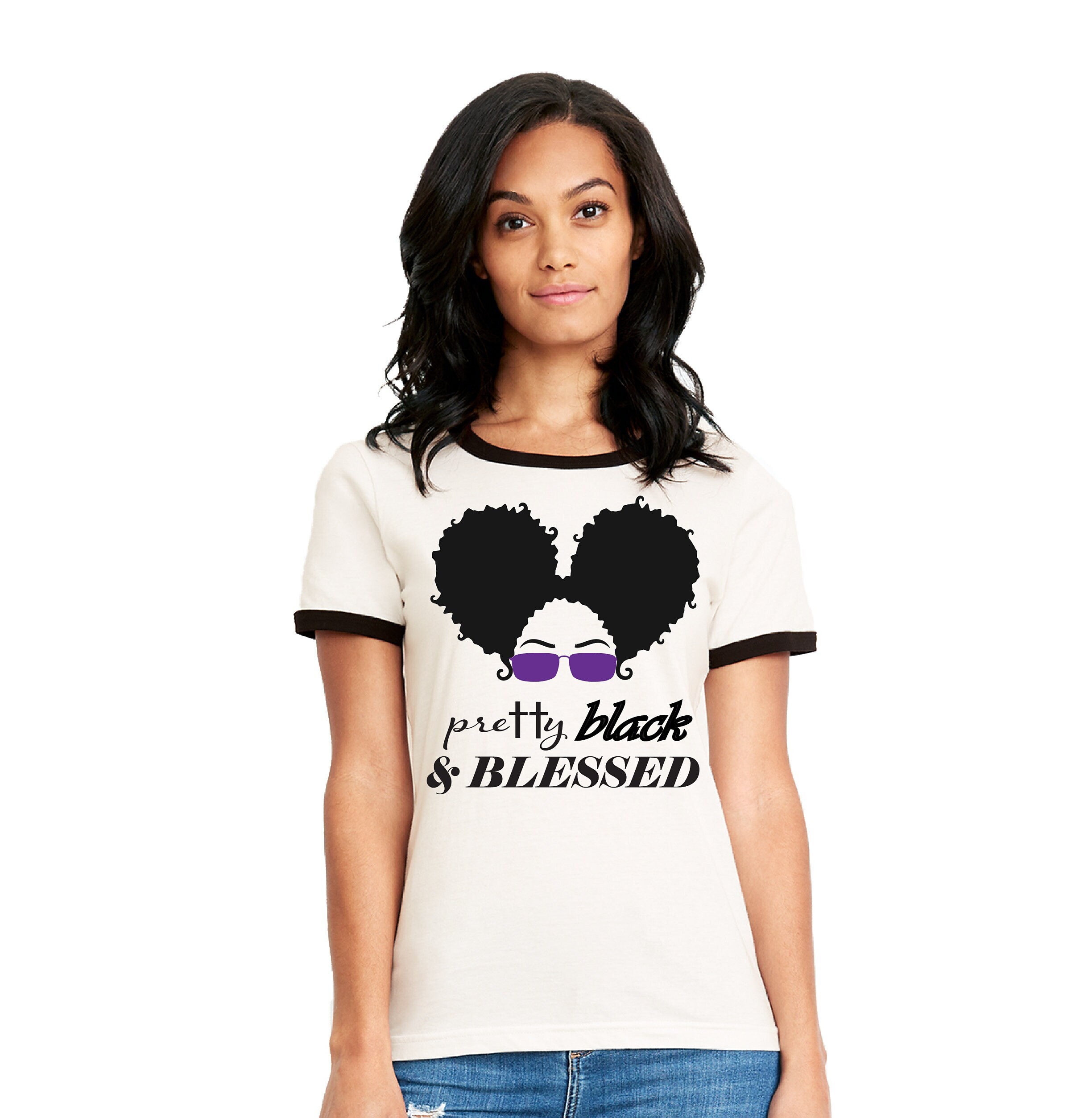 black and blessed shirt