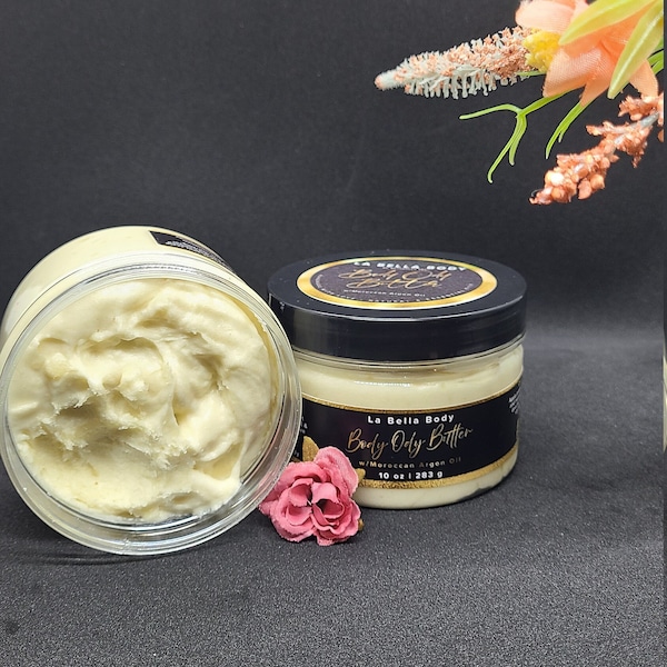 Handmade Body Butter // All Natural // All Day Moisturizer // Skin Care // Raw African Shea Butter // Face and Body