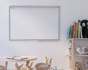 Whiteboard dry erase magnetic surface aluminium frame 45x60 cm CLASSIC A7