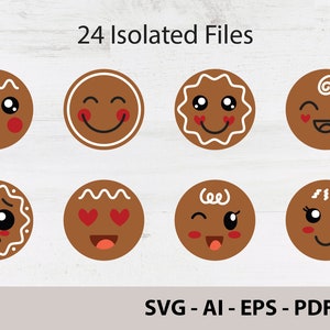 Lebkuchen Gesicht svg bund | Lebkuchen Emoticons svg