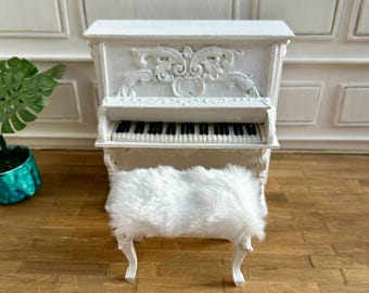 Il numero 1 del risparmio-MINI PIANOFORTE GIOCATTOLO PER BAMBINI CON MICROFONO E SGABELLO NERO