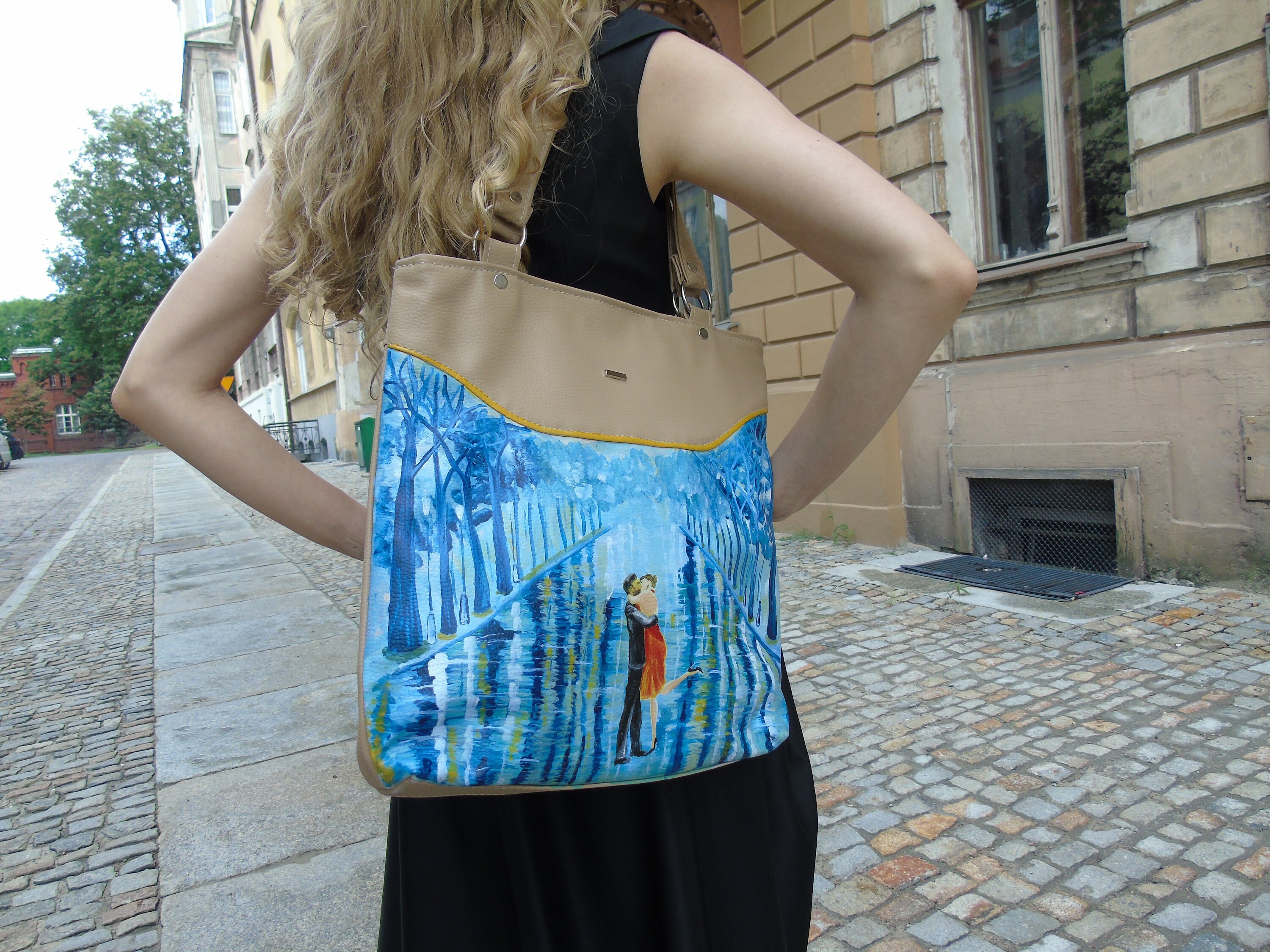 hand painted bags