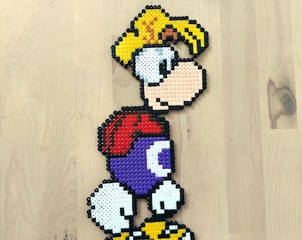 Rayman Pixel Art Perler - Muurdecoratie