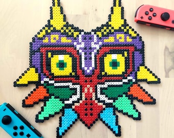 Majora&#39;s Mask Zelda Pixel Art Perler - Wall Decor