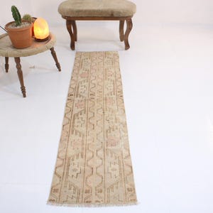 1x6 Patchwork Runner, Fatto a mano, Vintage, Tappeto di lana neutro, Tappeto kilim turco, Arredamento per la casa, Arredamento boho, Orientale, Oushak, Tradizionale, 1,5x6,3 piedi