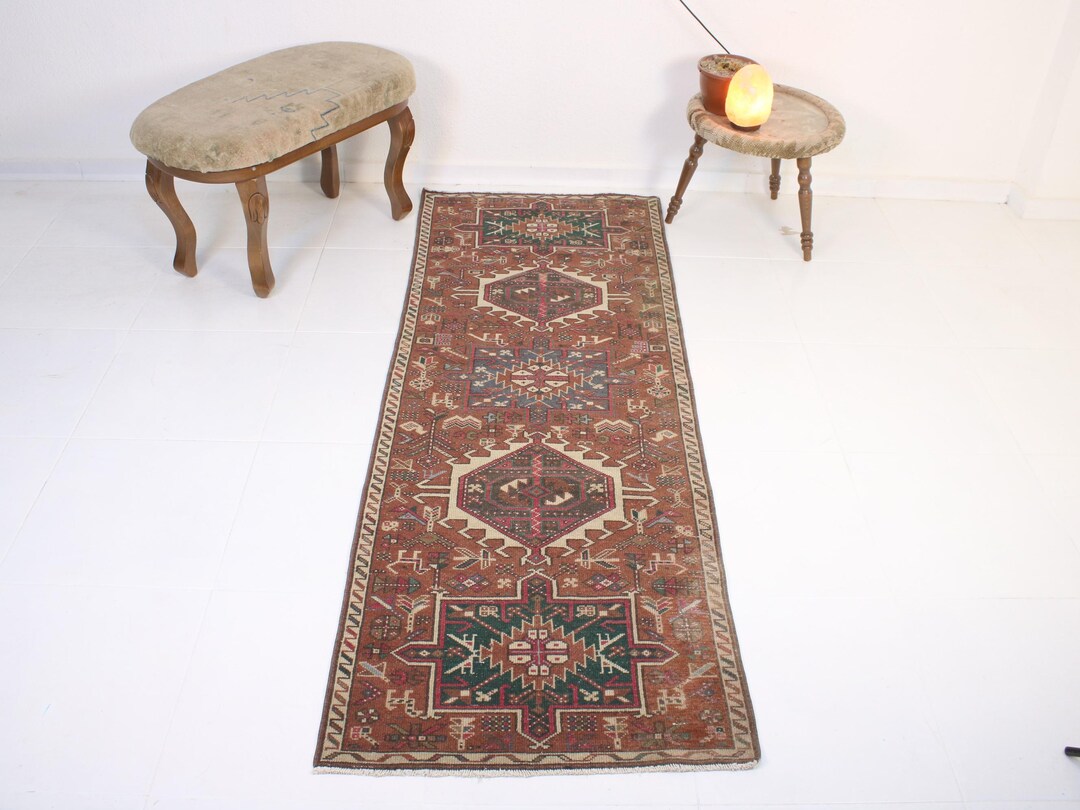 2x7 Ft Red Wool Runner, 2x7 Kitchen Runner Rug, 2x7 Mini Runner ...