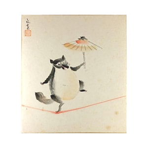 Tanuki Painting - Etsy