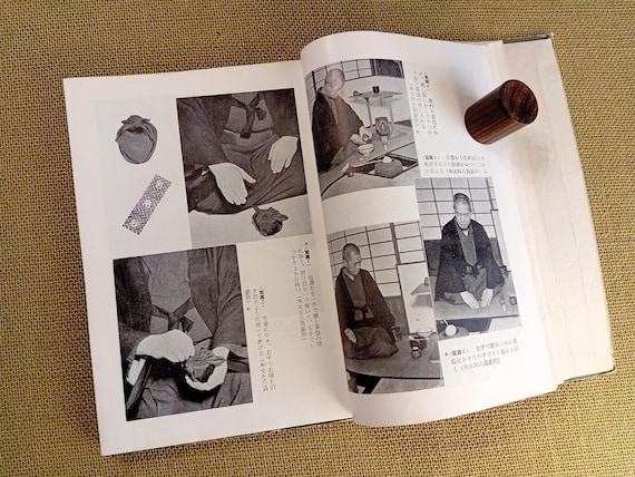 Vintage Japanese instructional book on tea ceremony, Shōwa period, 1952