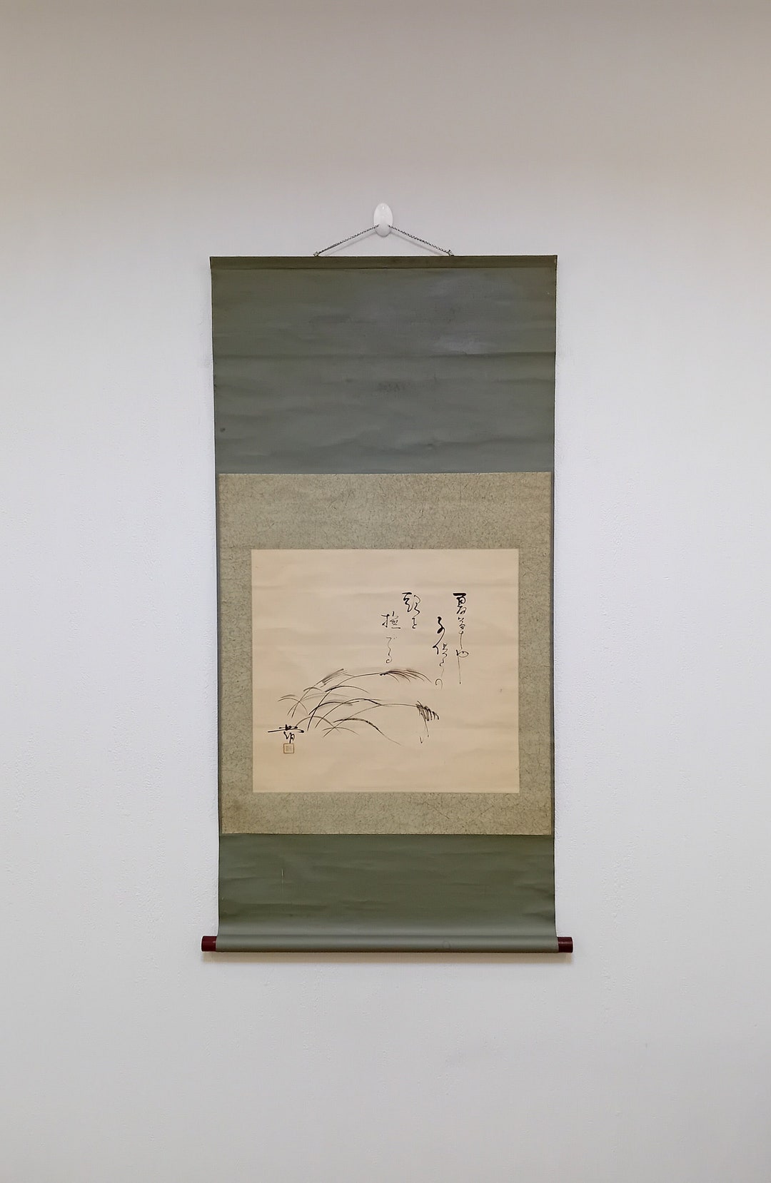 Antique Japanese Scroll, Scroll Painting, Kakejiku, Kakemono, Japan ...