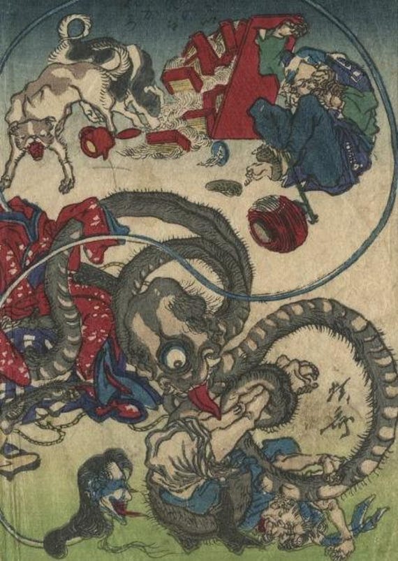 Kawanabe Kyosai, Kyosai Hyaku-zu (1863-1866)