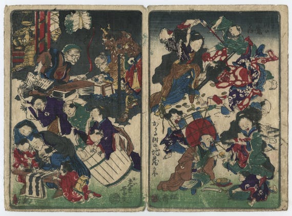 Kawanabe Kyosai, Kyosai Hyaku-zu (1863-1866)