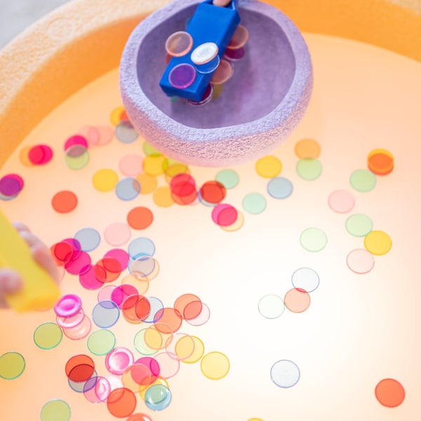 Placa de luz infantil Erizo CRECER Piedra apilable Fantasía Acrílico Habilidades motoras finas Montessori Habilidades sensoriales Placa de aprendizaje de habilidades motoras Placa de juego Varilla magnética
