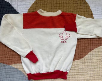 ヴィンテージ 1970年代 ボーイスカウト オブ アメリカン レッド ウール