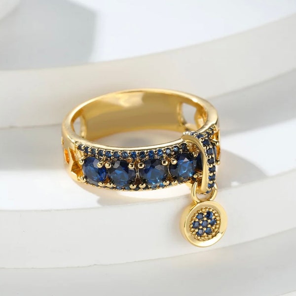 Shop Dangle Charm Ring Online - Etsy