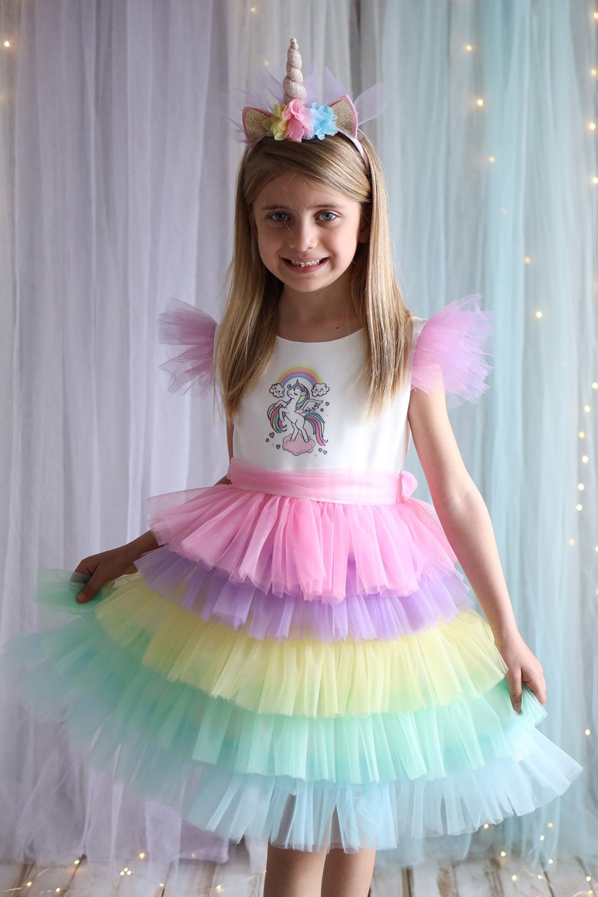 Unicorn Party Dress - Etsy