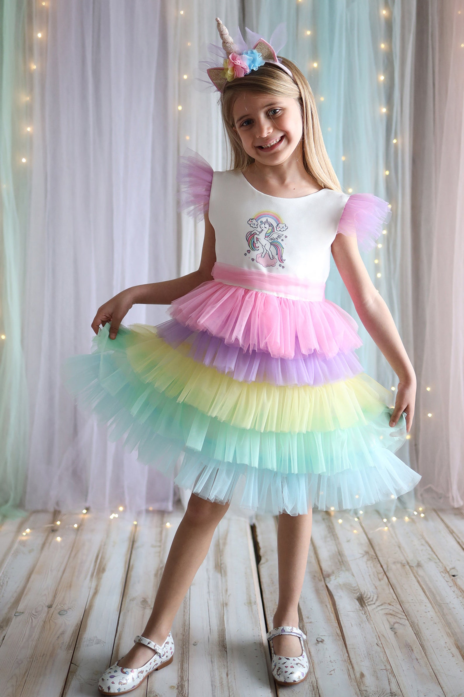 Unicorn Party Dress - Etsy