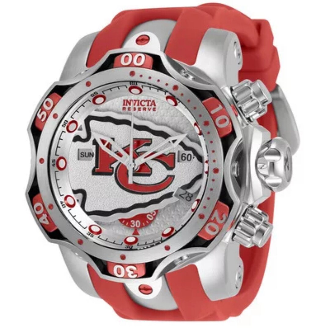 Kansas City Chiefs Wrist Watch Invicta Watch NFL Team Etsy