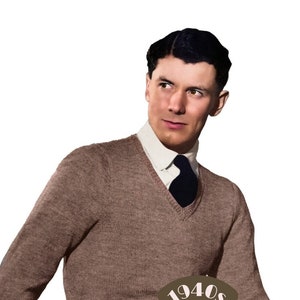 1940s Charles Fair Isle Knitting Pattern