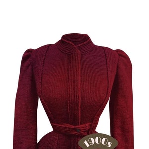 1900s Lady's Norfolk Jacket Knitting Pattern