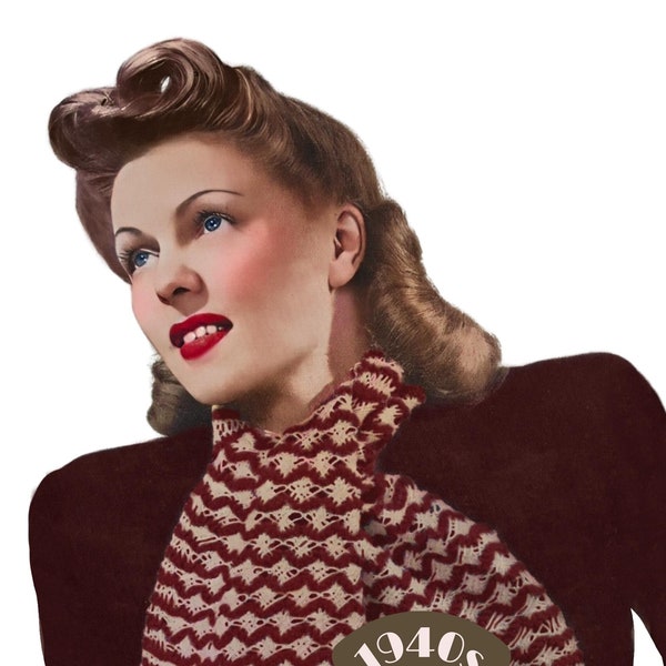 1940s Lightweight Scarf Knitting Pattern