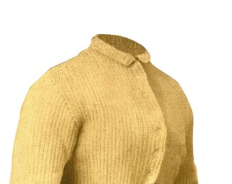 1900s Edwardian Crochet Golf Jersey Pattern