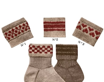 1920S Fair Isle Tennis Socks Knitting Pattern