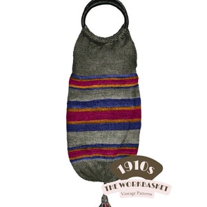 1900s Edwardian Beatrice Bag Knitting Pattern