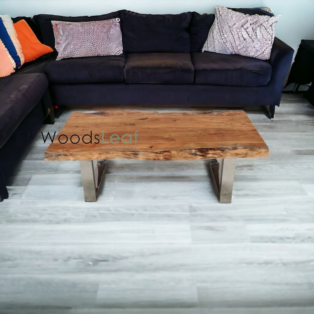 Live Edge Coffee Table, Kitchen Table, Wooden Table, Solid Wood Coffee