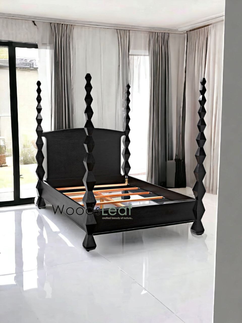 Handcarved Solid Wood Bed Carving Bed Carving Furniture Solid Wood Bed