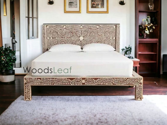 Floral online wood headboard