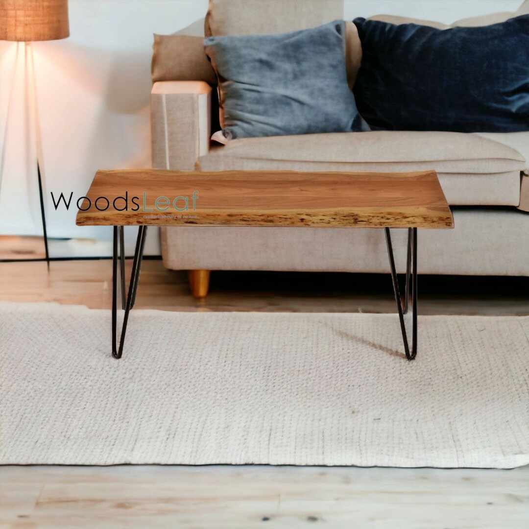 Live Edge Coffee Table, Kitchen Table, Wooden Table, Solid Wood Coffee