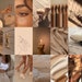100 PCS | Beige Aesthetic Wall Collage | Nude Aesthetic Wall Collage Kit | Tan Wall Decor Prints | Neutral Boujee Brown Collages | Pinterest 