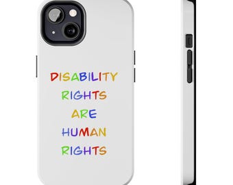 Handicaprechten zijn mensenrechten Telefoonhoesje | Stoer telefoonhoesje, Pride Colors