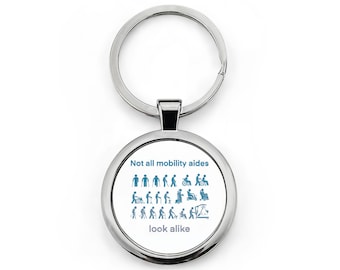 Niet alle mobiliteitshulpmiddelen lijken op ronde roestvrijstalen sleutelhanger | Toegankelijkheidsbewustzijn