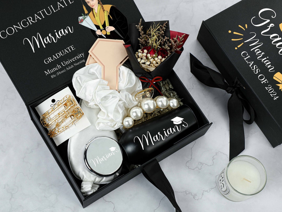 Personalized Graduation Gift Box, 2024 Graduation, Class of 2024 ...